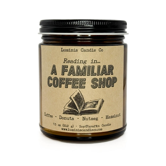 Reading Nooks: A Familiar Coffee Shop - 7.5 oz Candle