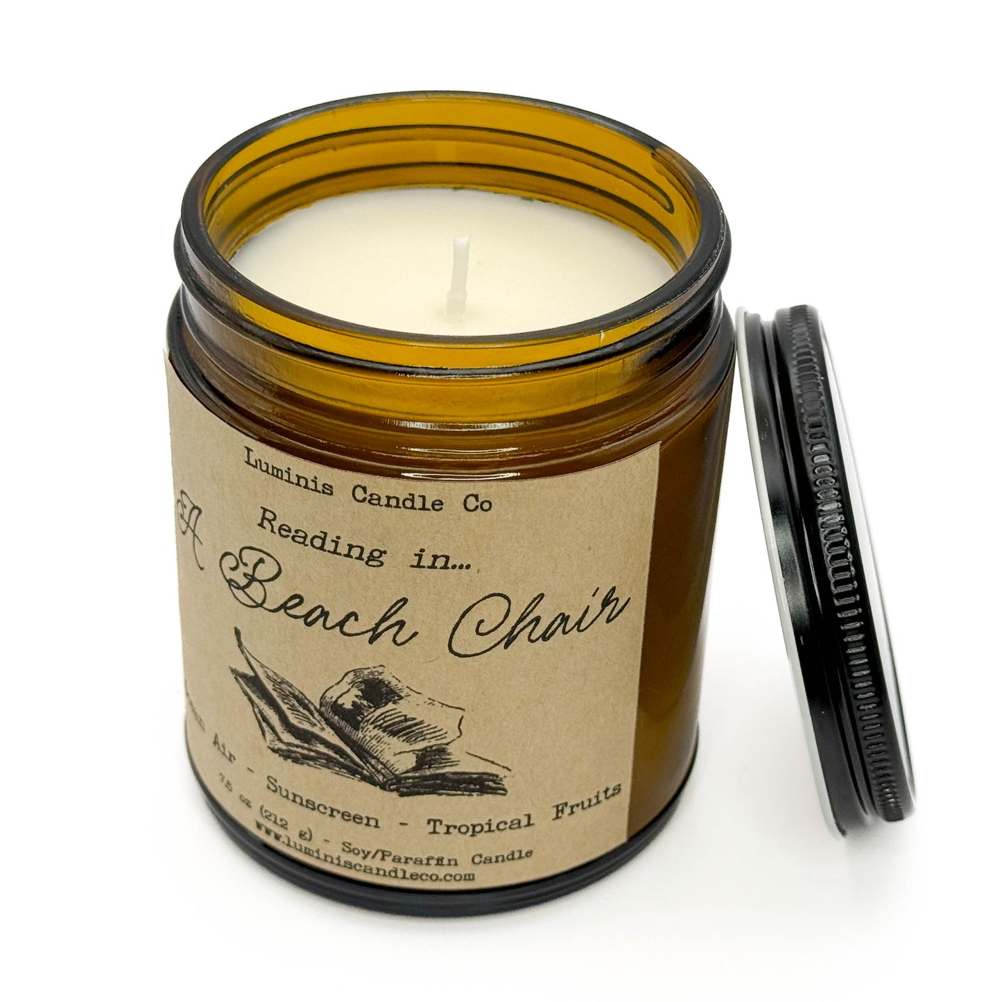 Reading Nooks: A Beach Chair - 7.5 oz Candle