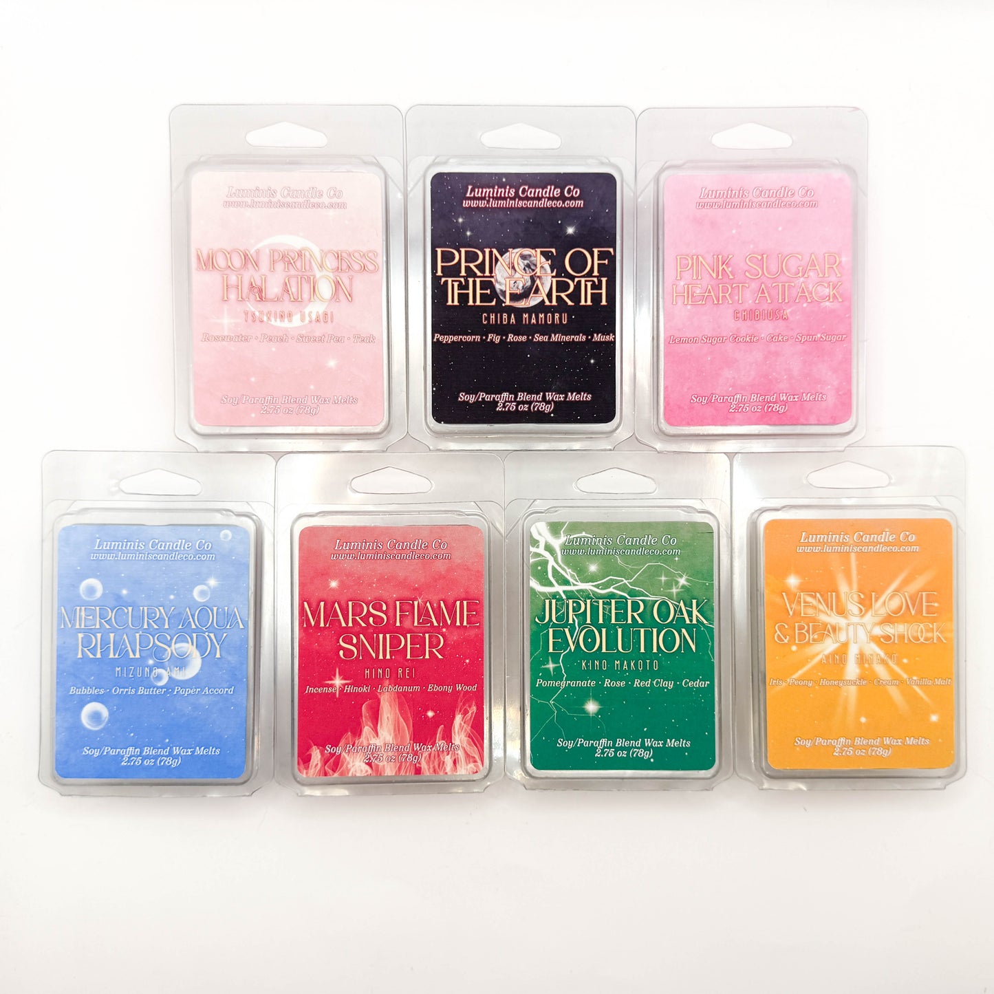 In The Name of The Moon: Sailor Moon Inspired Wax Melts