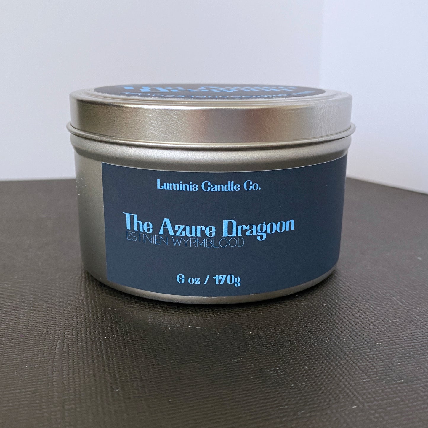 The Azure Dragoon: Estinien Wyrmblood - 6oz Final Fantasy XIV Inspired Candle