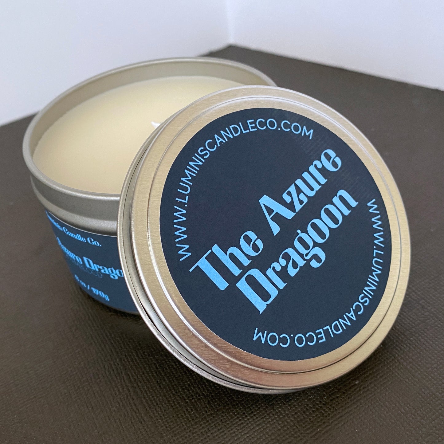 The Azure Dragoon: Estinien Wyrmblood - 6oz Final Fantasy XIV Inspired Candle