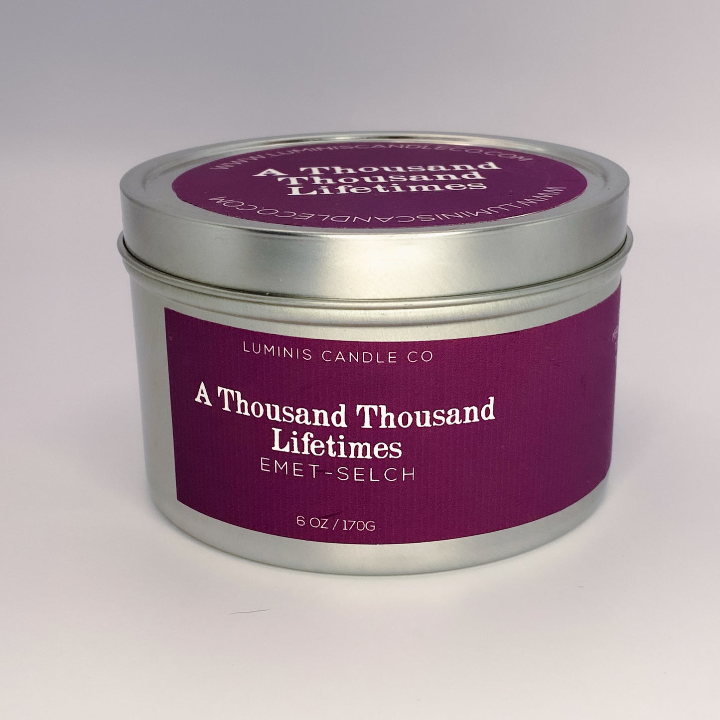A Thousand Thousand Lifetimes: Emet-Selch - 6oz Final Fantasy XIV Inspired Candle
