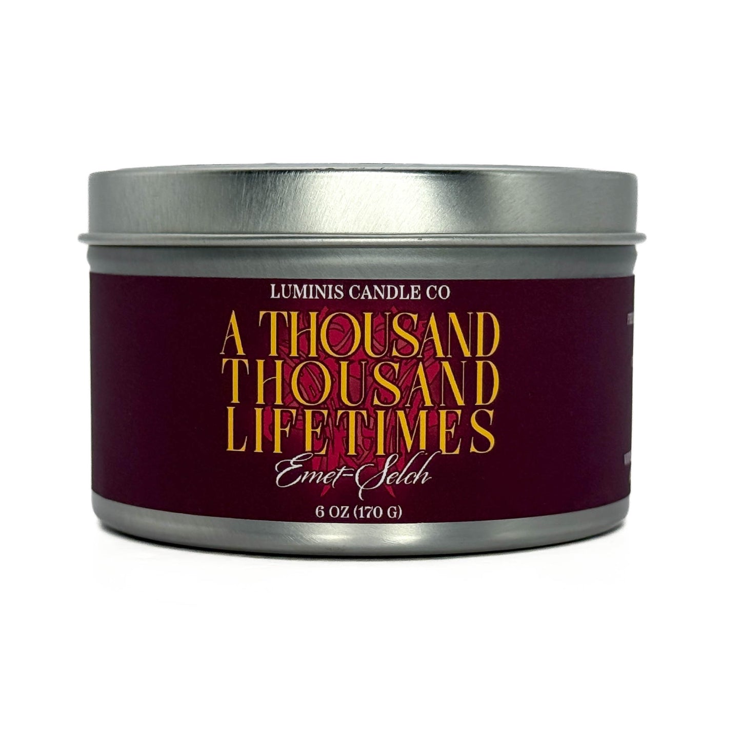A Thousand Thousand Lifetimes: Emet-Selch - 6oz Final Fantasy XIV Inspired Candle