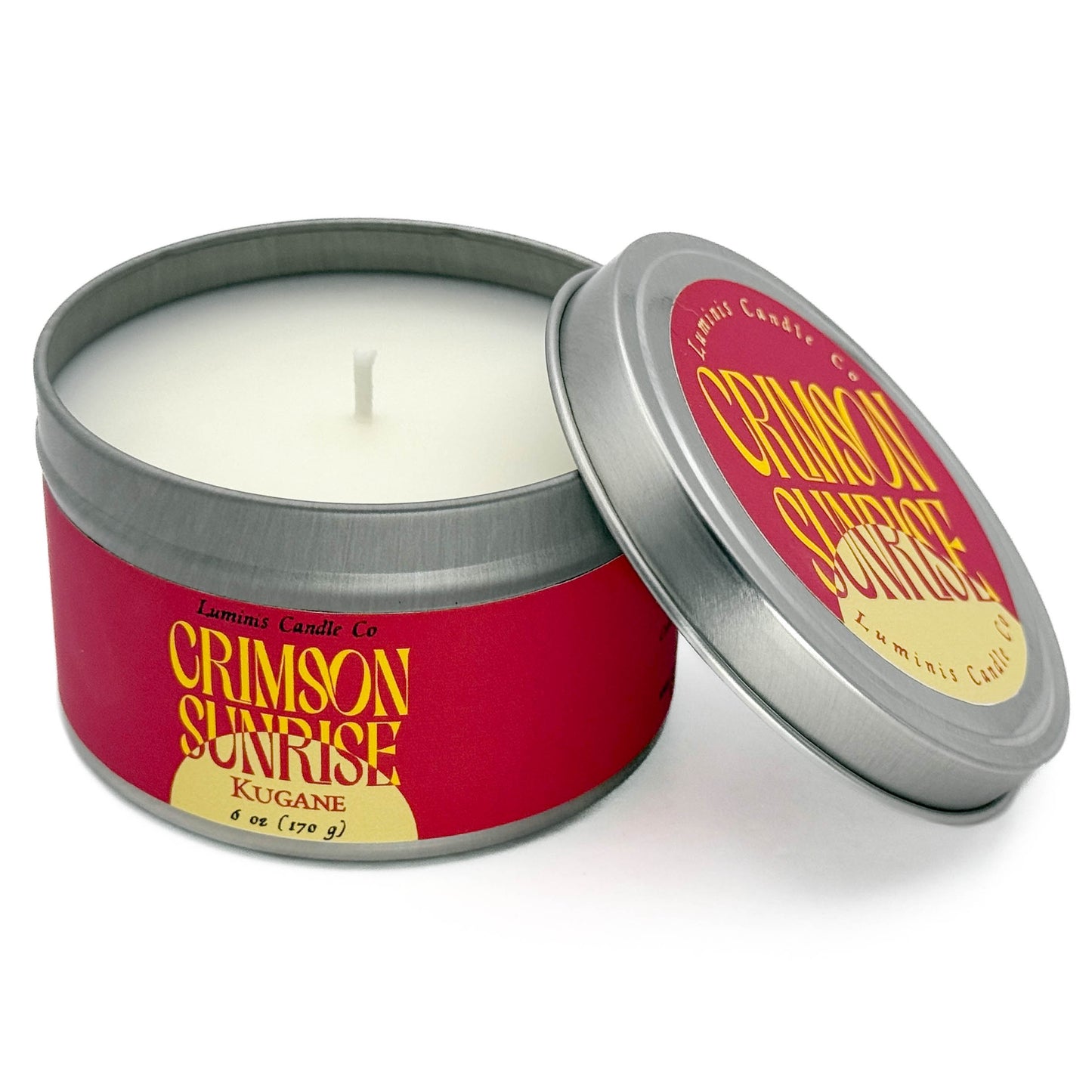 Crimson Sunrise: Kugane - 6oz Final Fantasy XIV Inspired Candle
