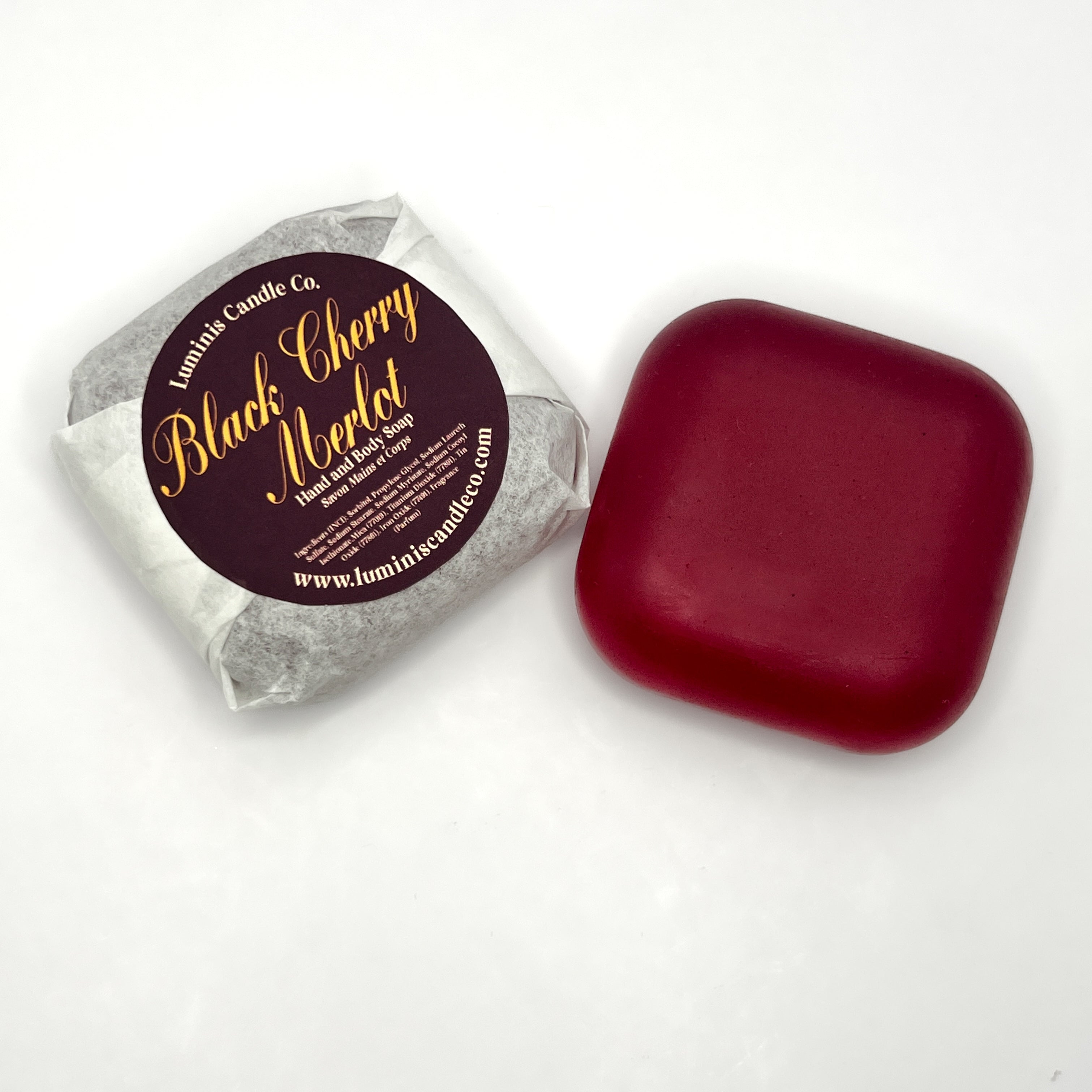 Black Cherry Merlot Soap Luminis Candle Co.