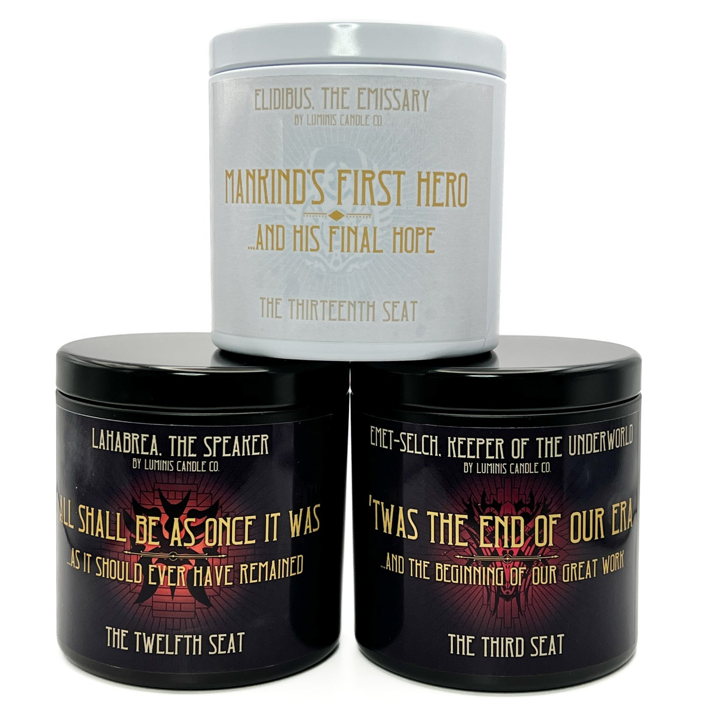 Unsundered Trio -- FFXIV Inspired Candles